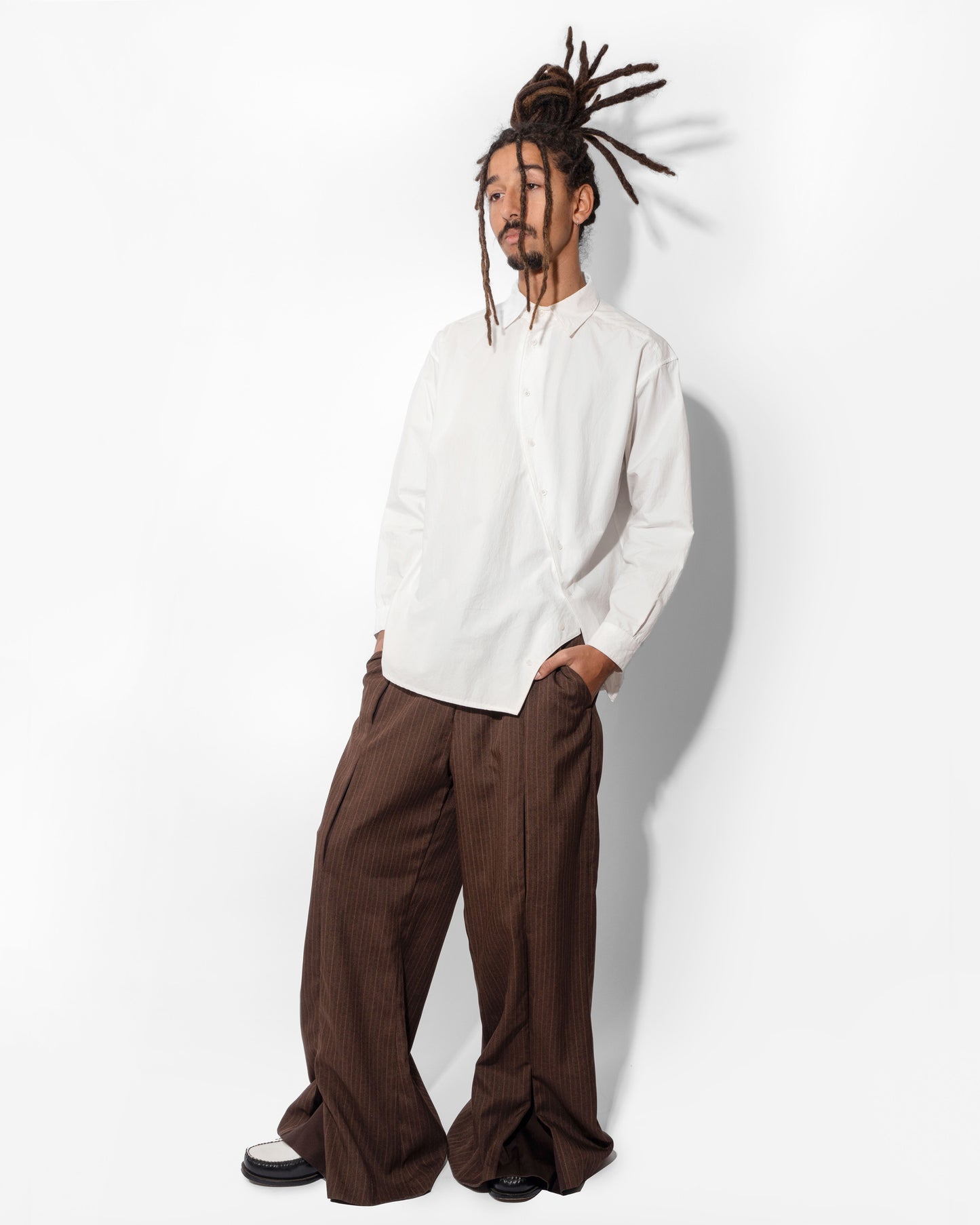 COSMO BUTTON UP IN LILY WHITE