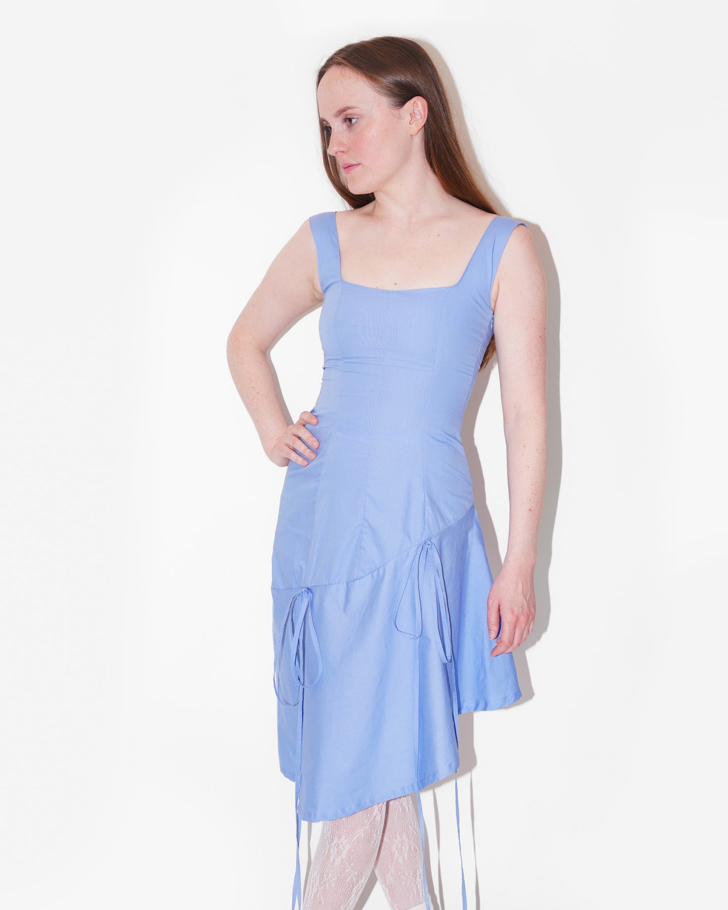 MAGNOLIA DRESS IN PERIWINKLE
