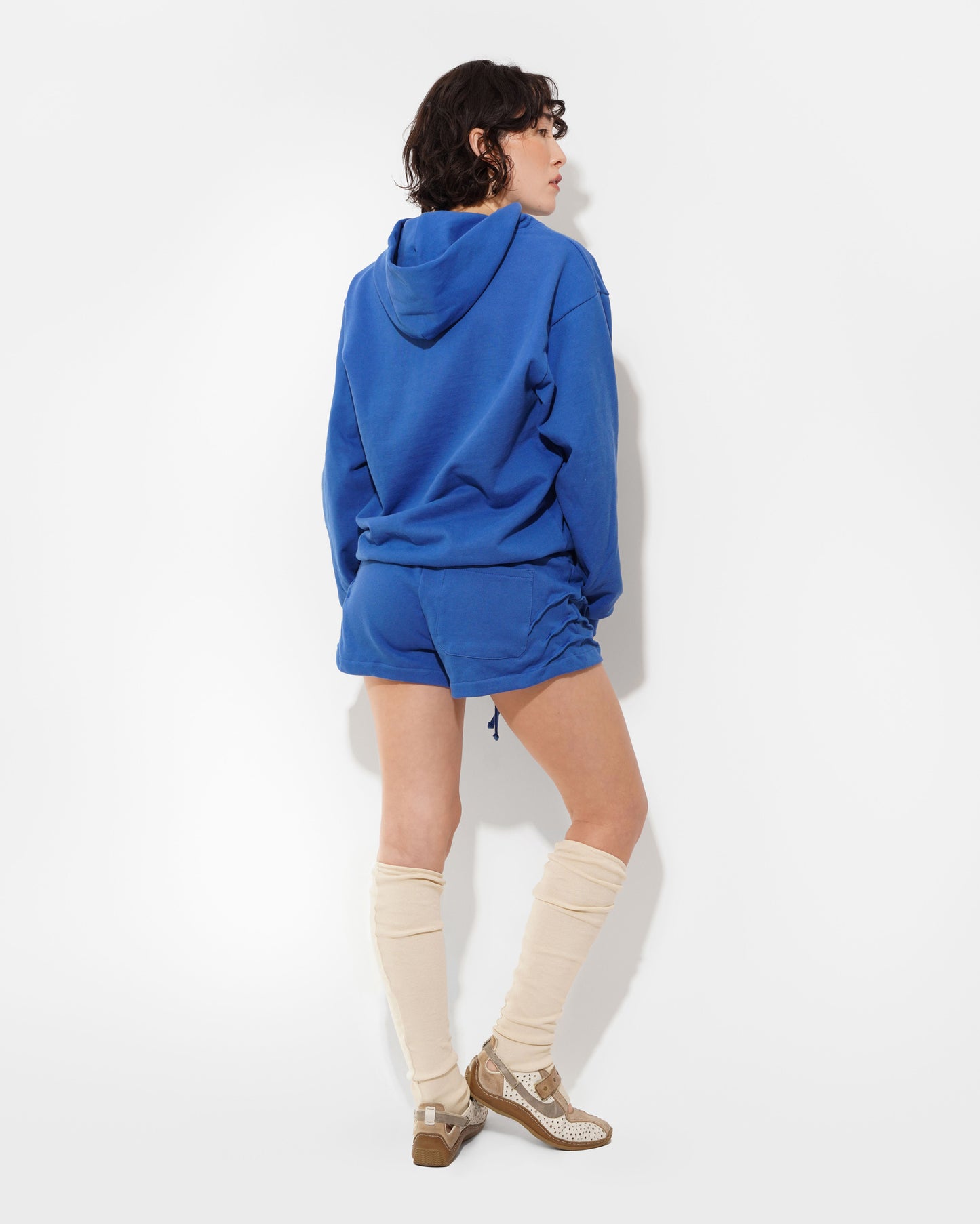 RIPPLE SHORTS IN LAPIS