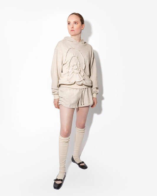 RIPPLE SHORTS IN OAT