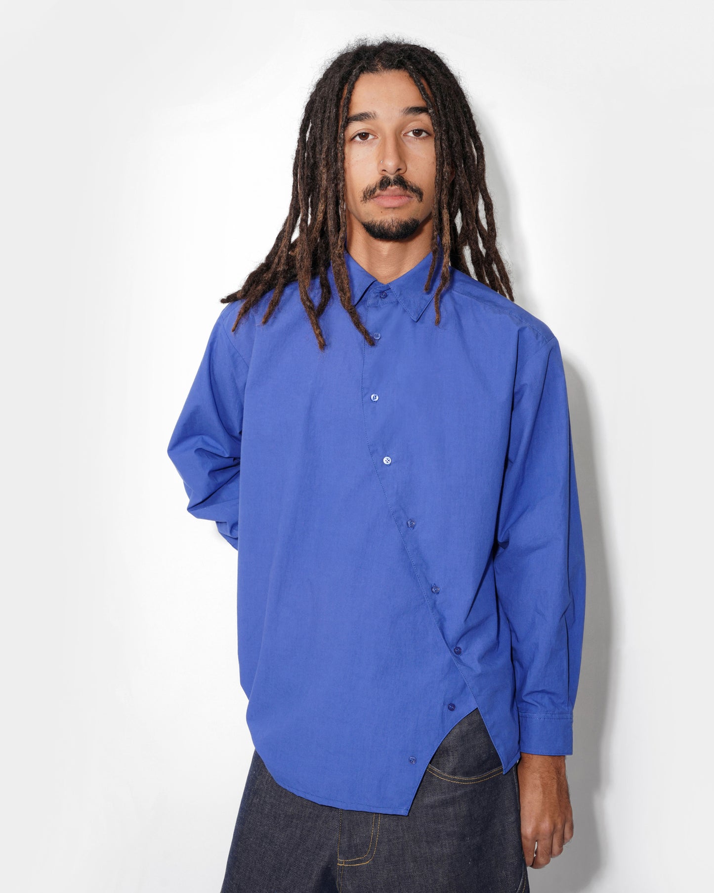 COSMO BUTTON UP IN LAPIS