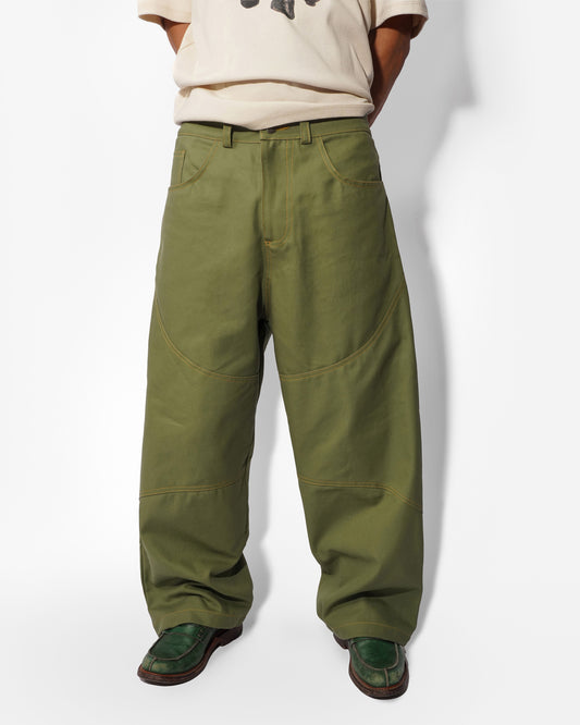 LEO TROUSERS IN MOSS