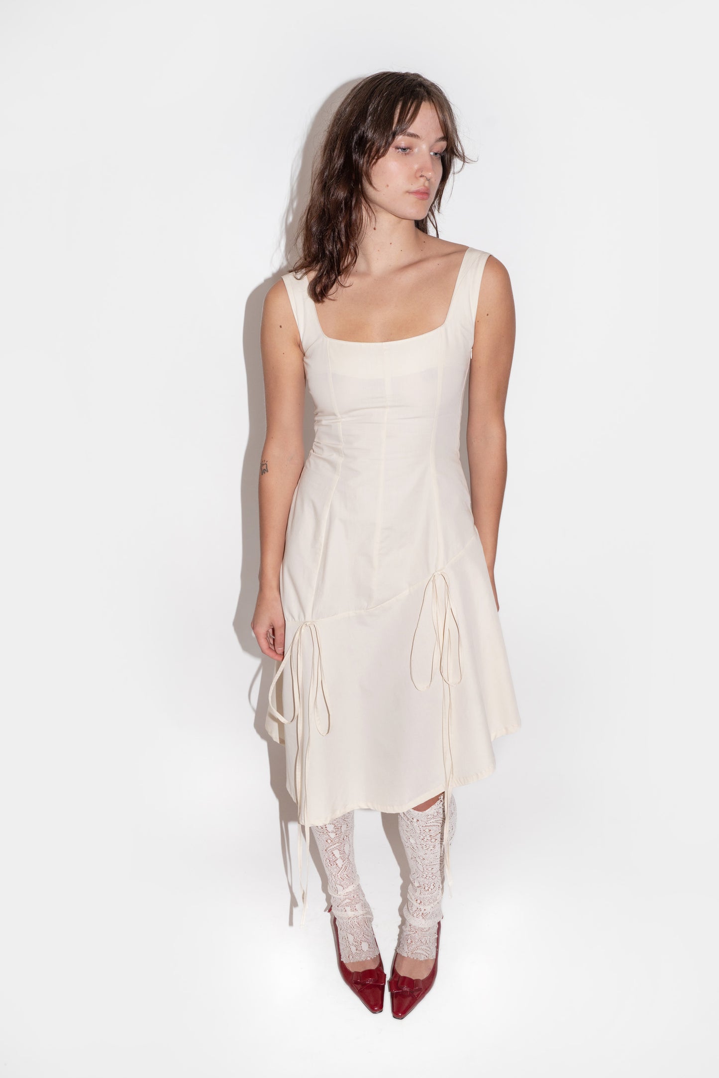 MAGNOLIA DRESS IN IVORY