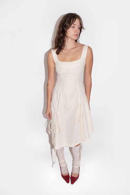 MAGNOLIA DRESS IN IVORY