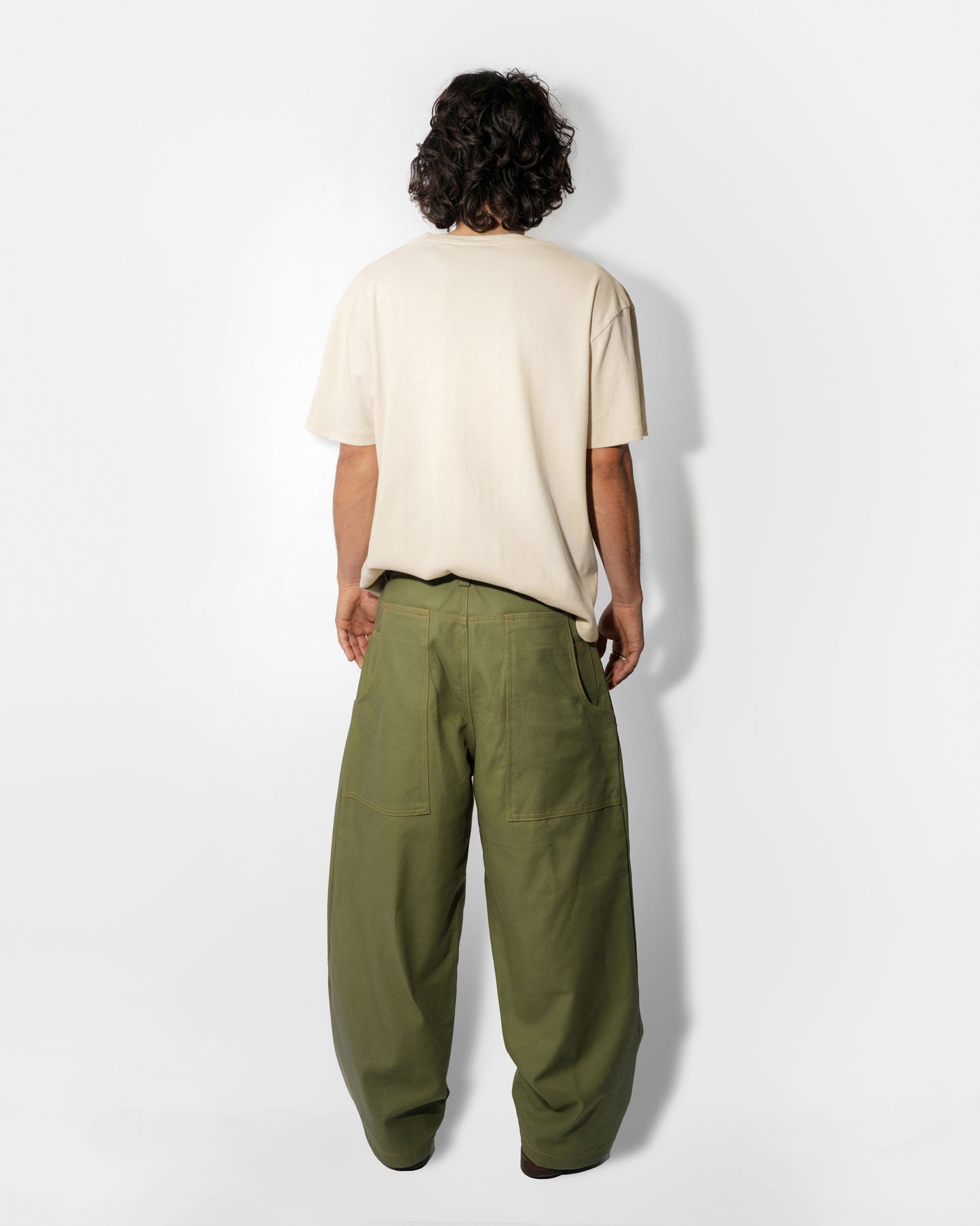 LEO TROUSERS IN MOSS