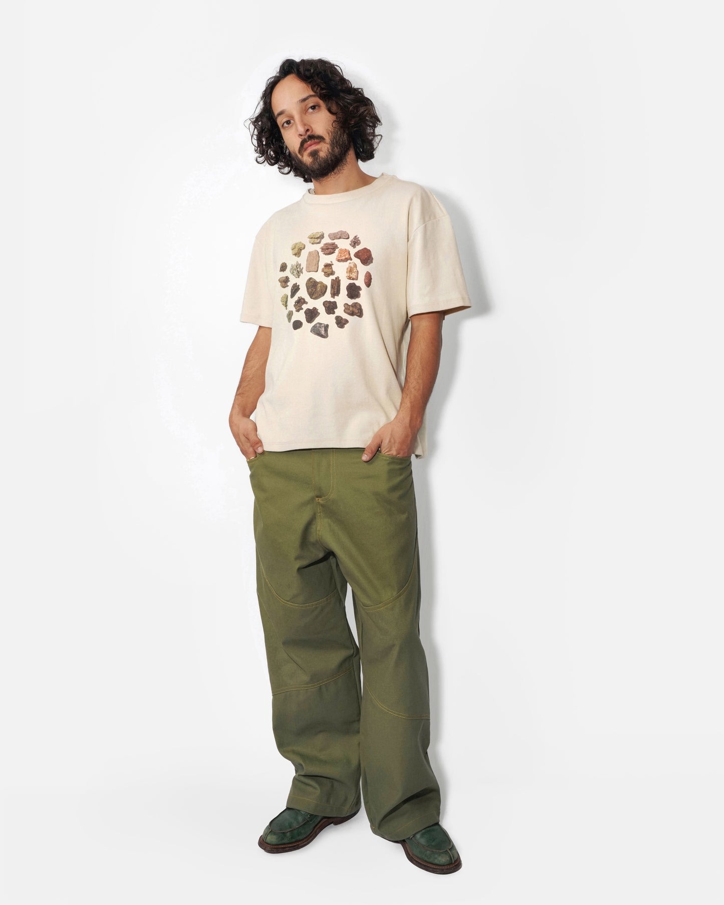LEO TROUSERS IN MOSS
