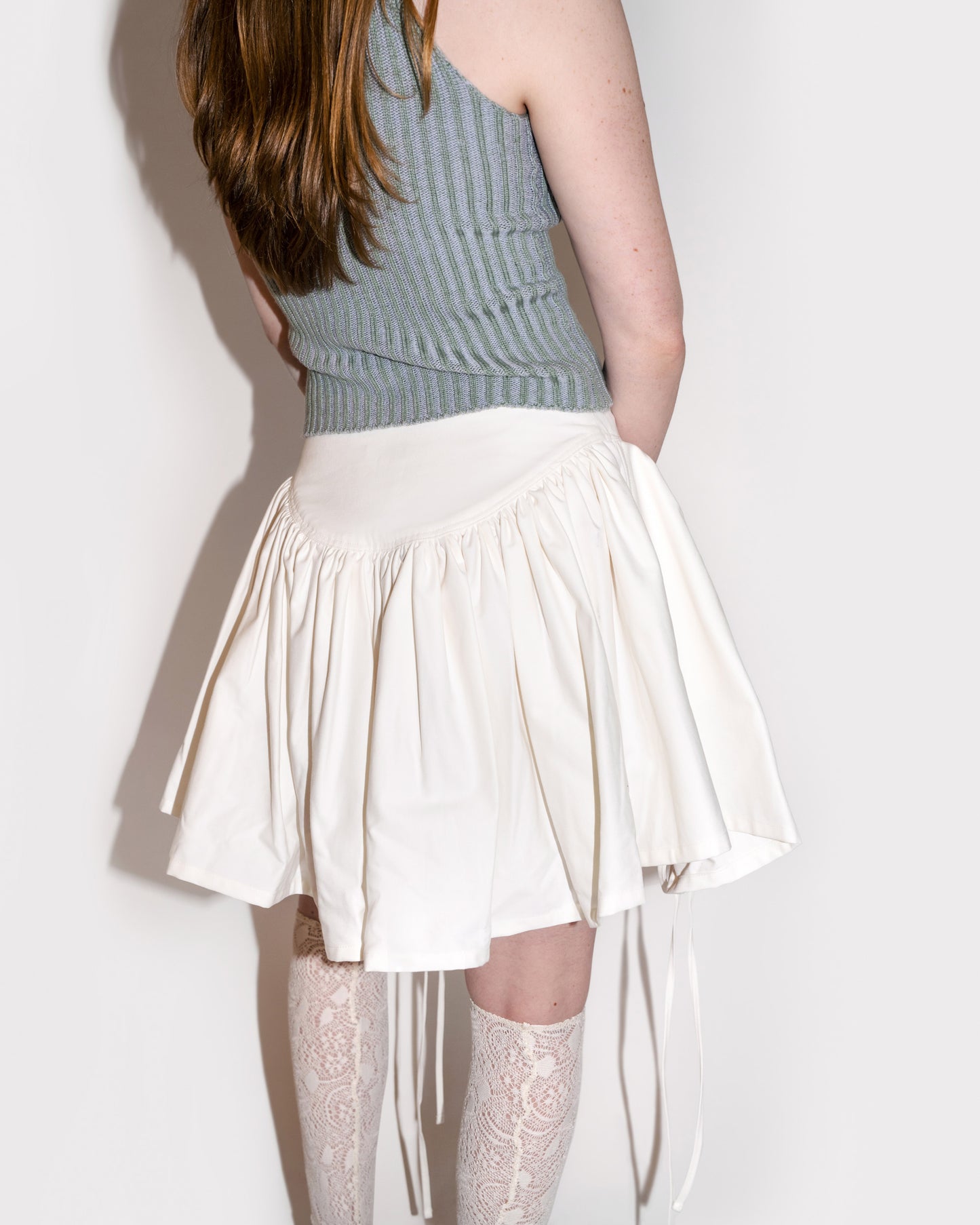 BUTTERFLY SKIRT IN LILY WHITE