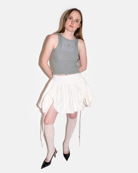 BUTTERFLY SKIRT IN LILY WHITE
