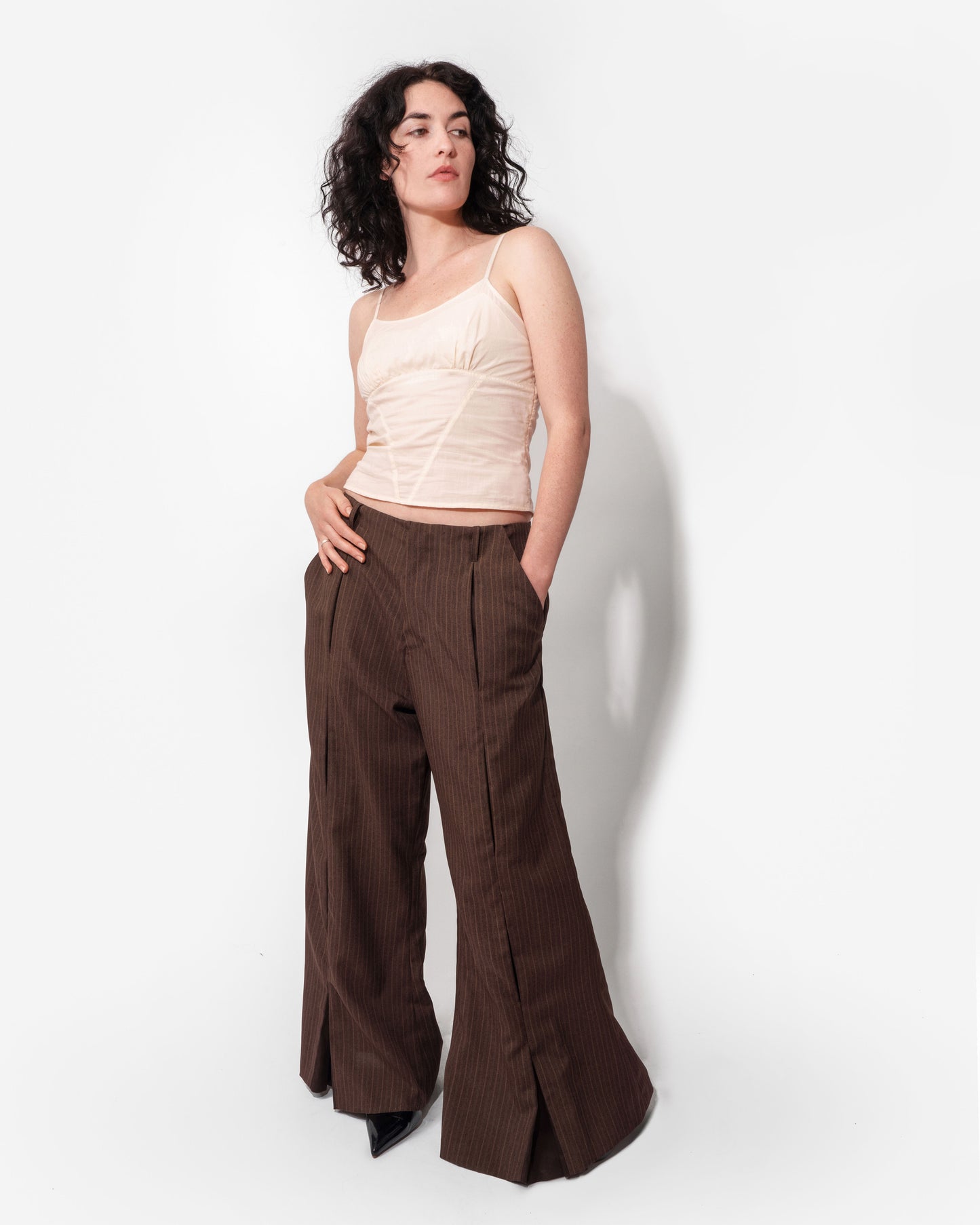 PEARL CAMISOLE IN IVORY