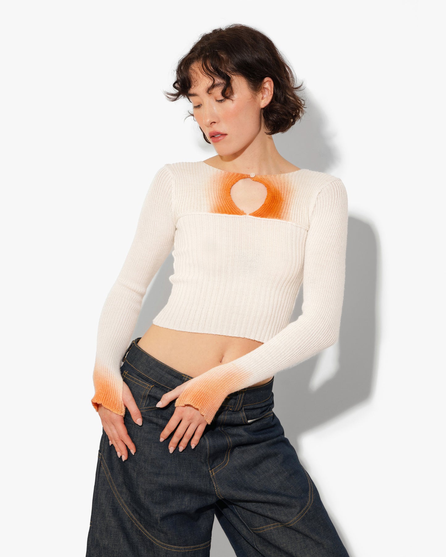 TERRACOTTA HEART SWEATER