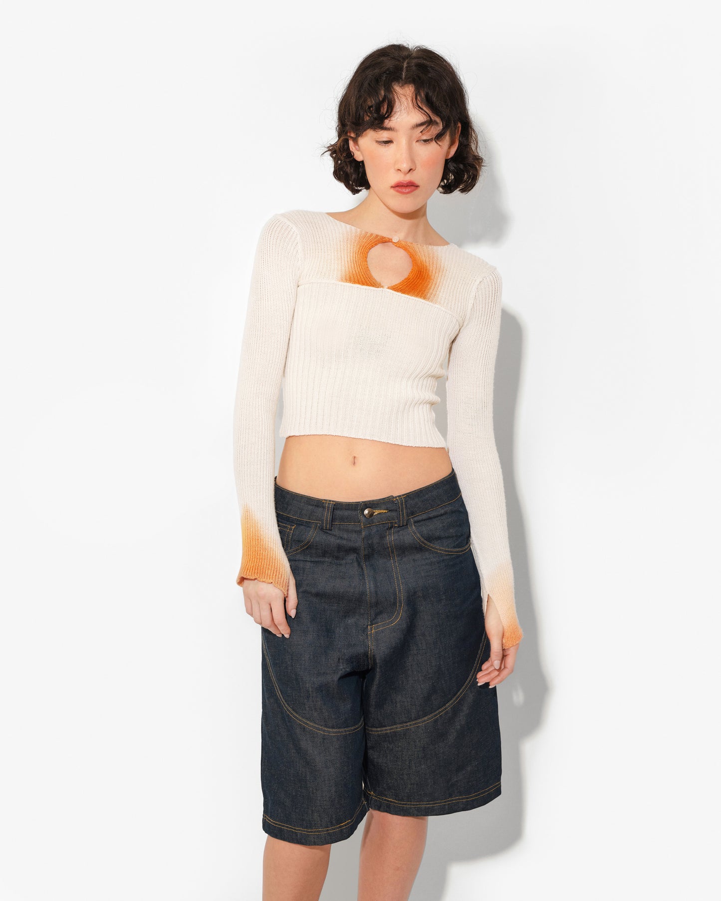TERRACOTTA HEART SWEATER