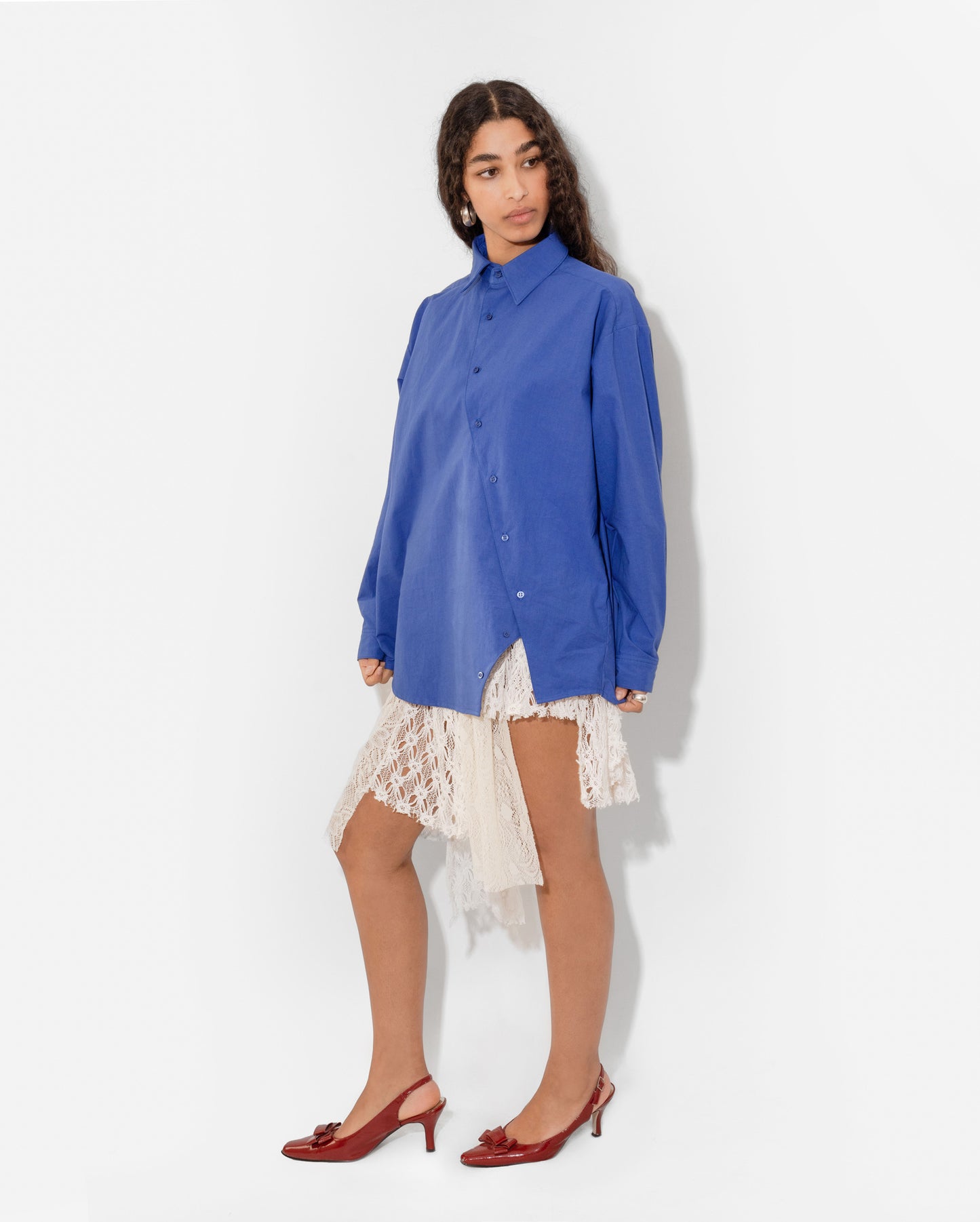 COSMO BUTTON UP IN LAPIS