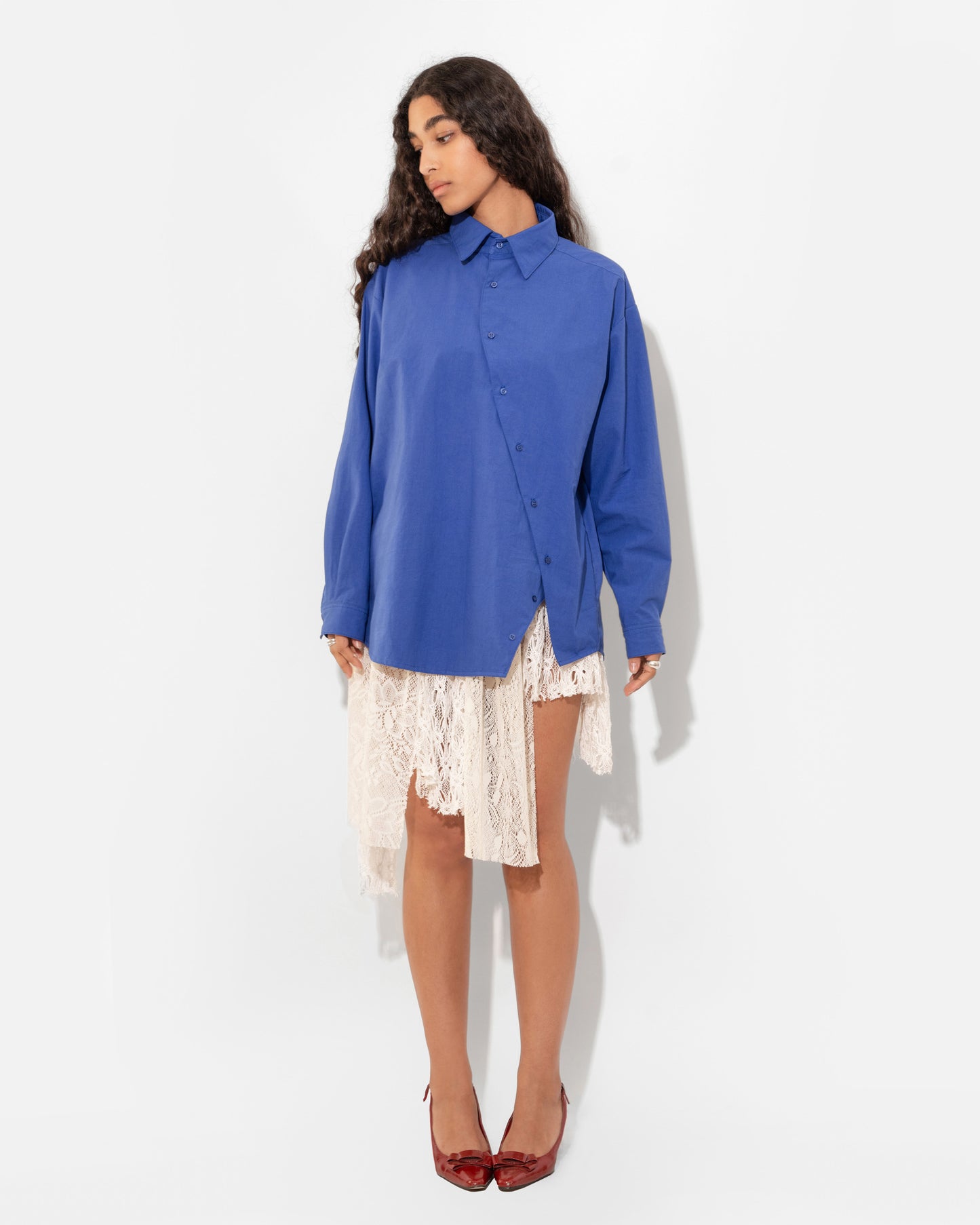 COSMO BUTTON UP IN LAPIS