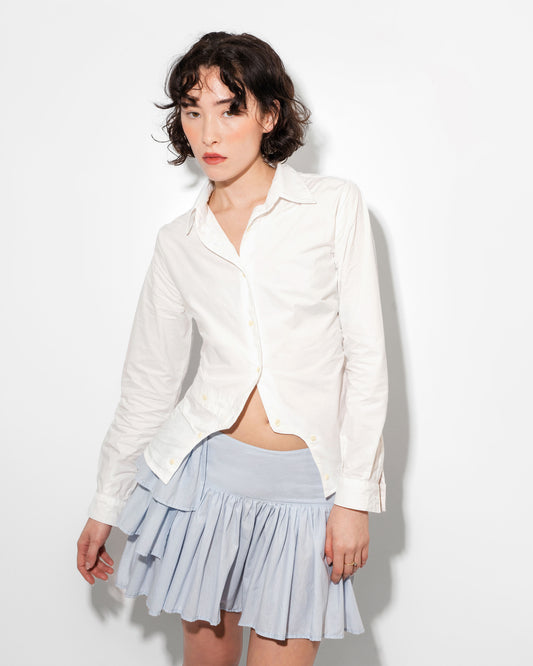 MEANDER BUTTON UP IN LILY
