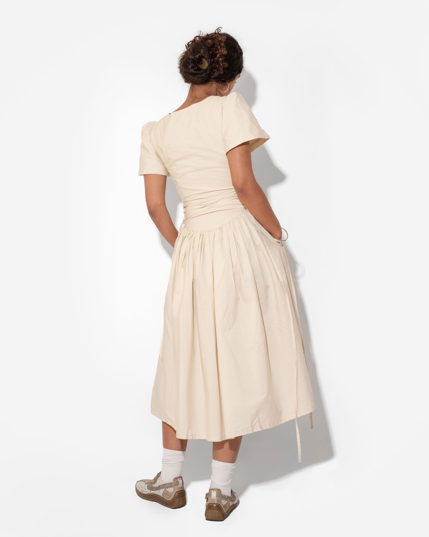 MONDAY DRESS IN IVORY