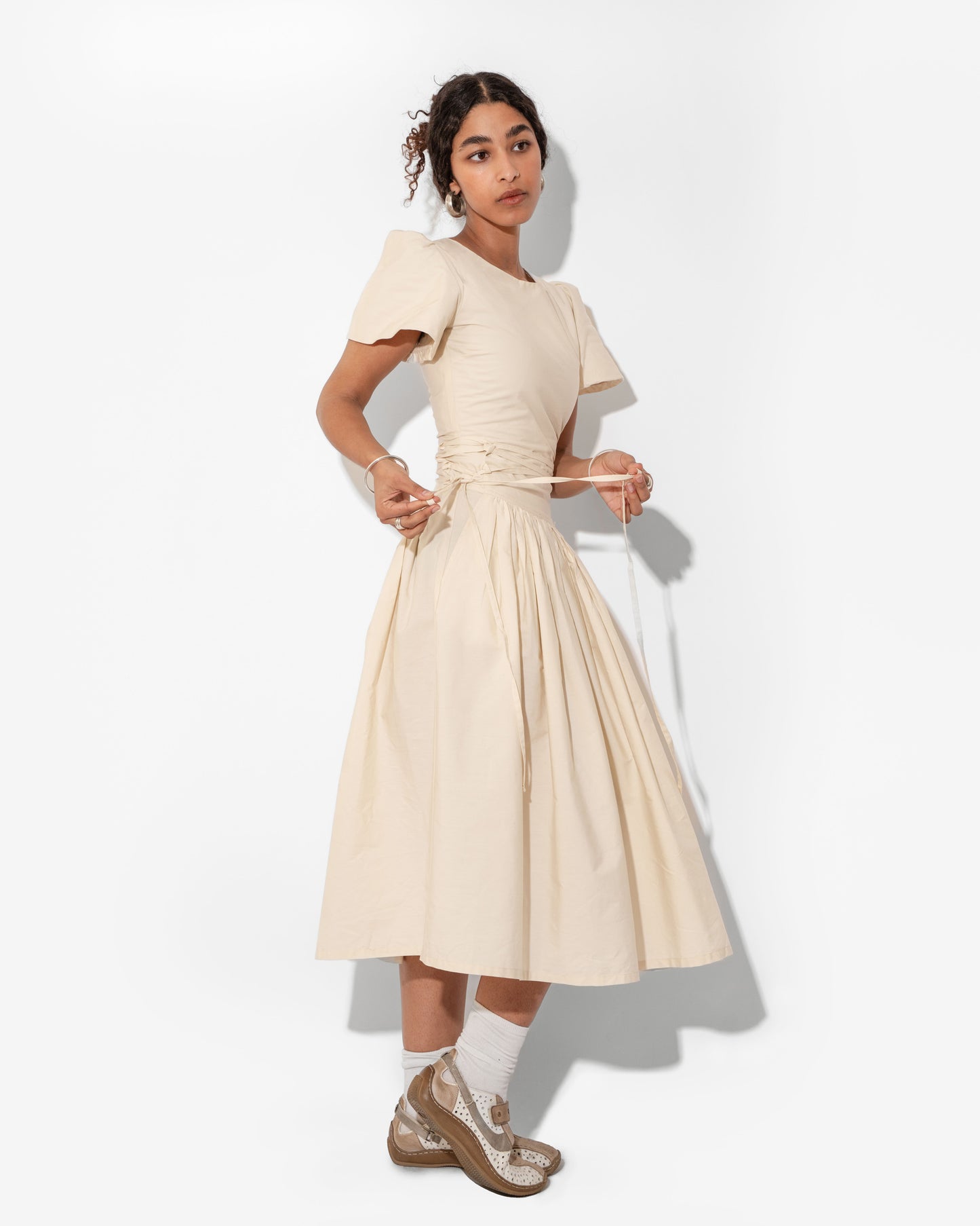 MONDAY DRESS IN IVORY