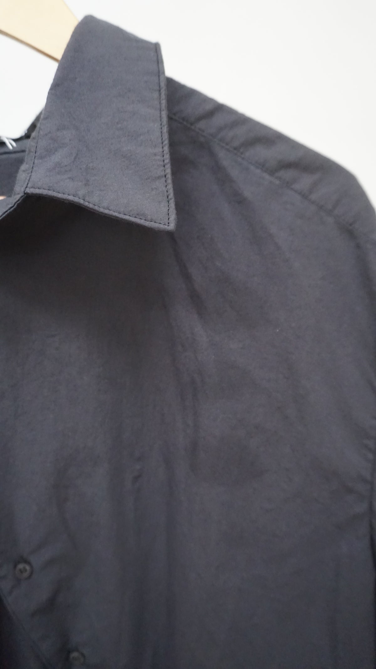 COSMO BUTTON UP IN CHARCOAL - XL