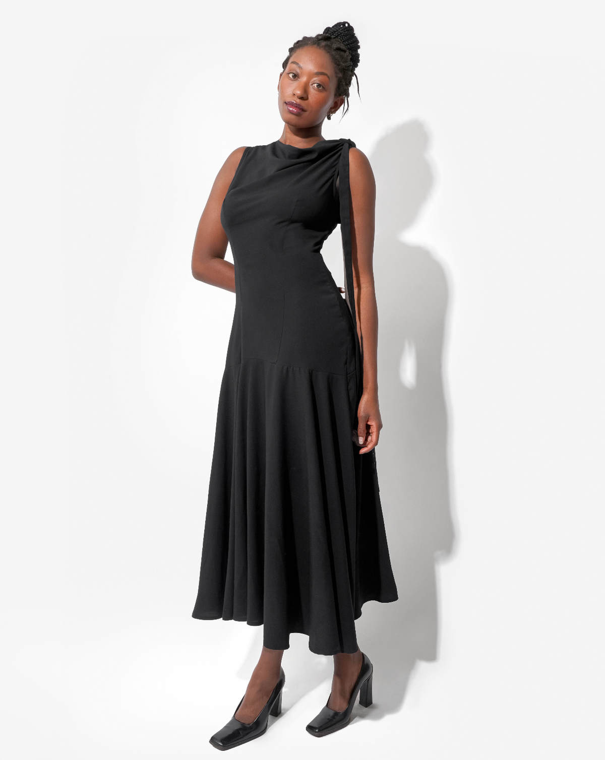 MAYA DRESS IN OBSIDIAN - 2XL