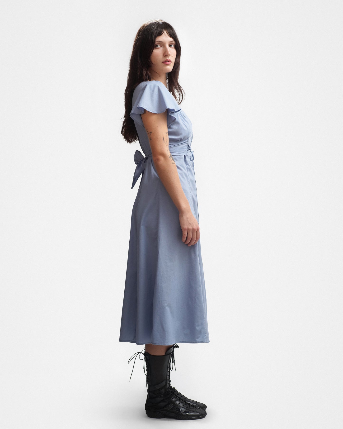 MAE DRESS IN ORCHID