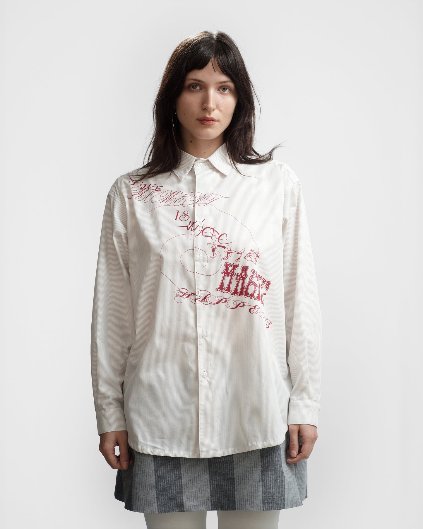 BE HERE NOW! BUTTON UP