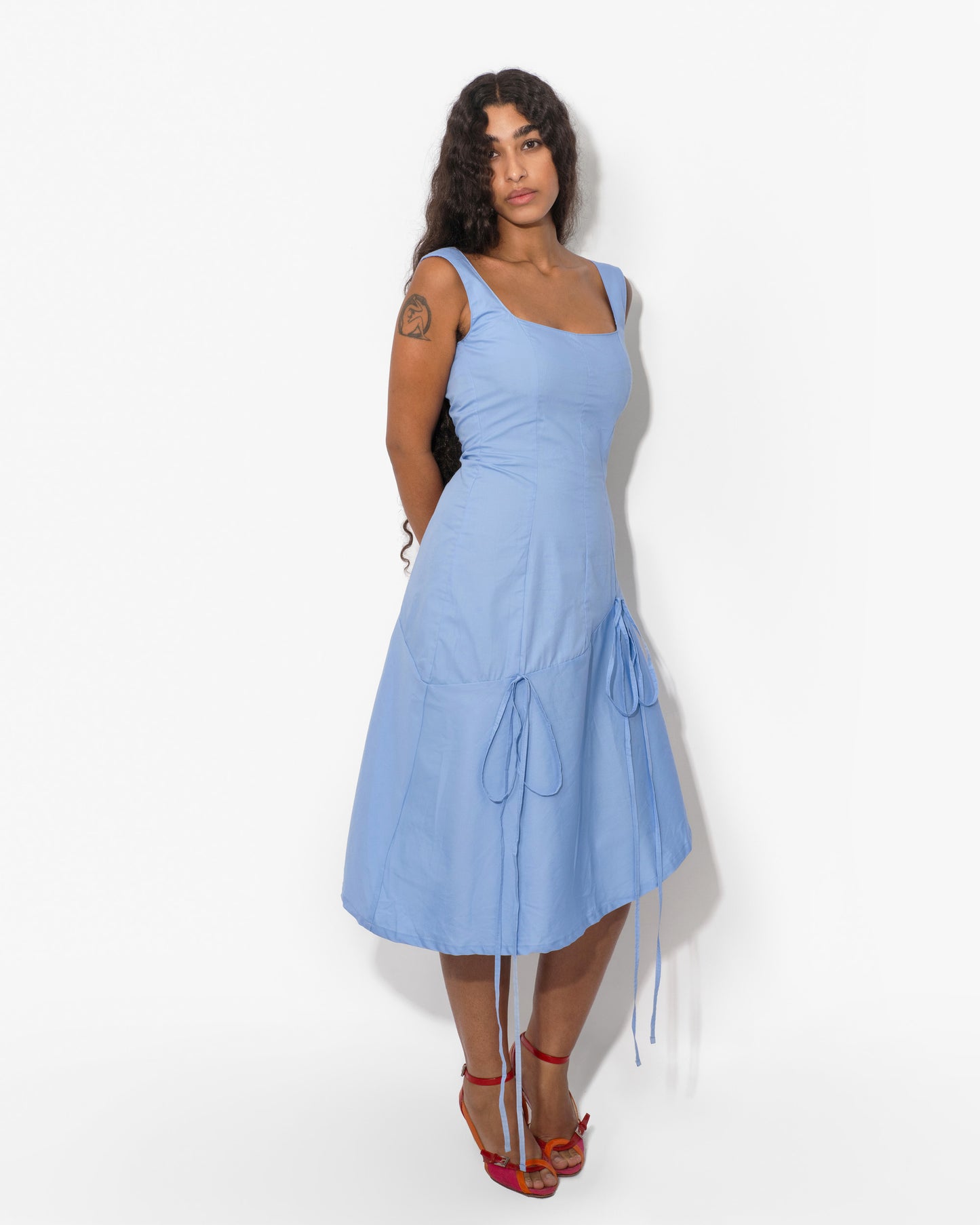 MAGNOLIA DRESS IN PERIWINKLE