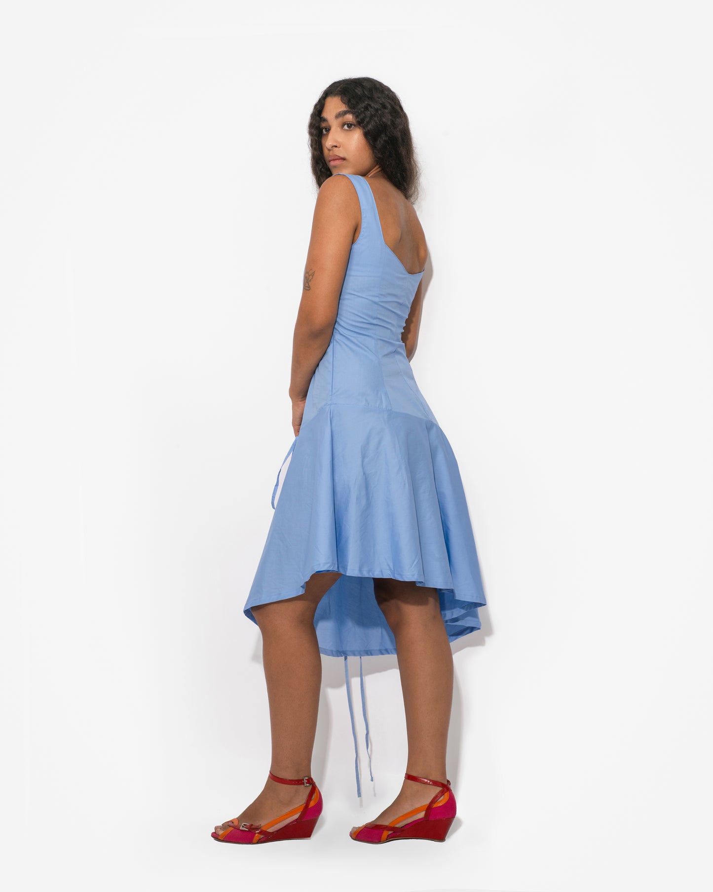 MAGNOLIA DRESS IN PERIWINKLE