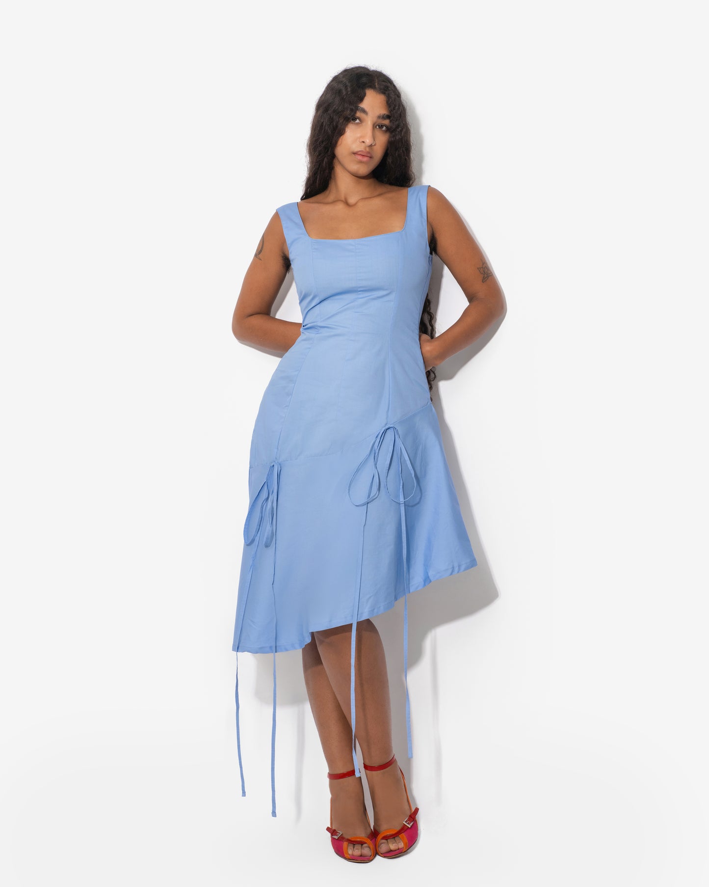 MAGNOLIA DRESS IN PERIWINKLE