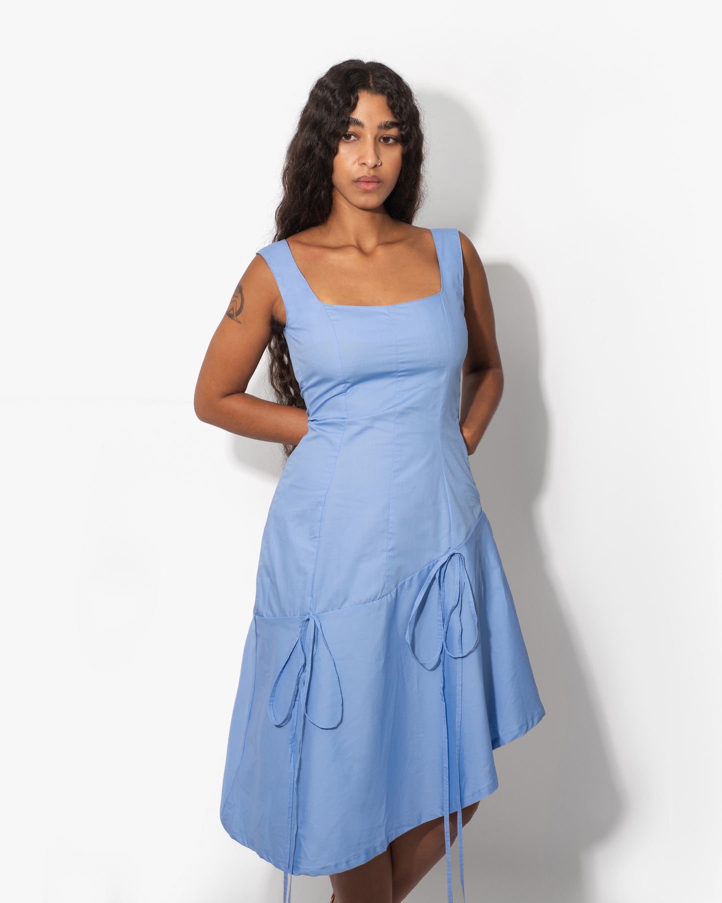 MAGNOLIA DRESS IN PERIWINKLE