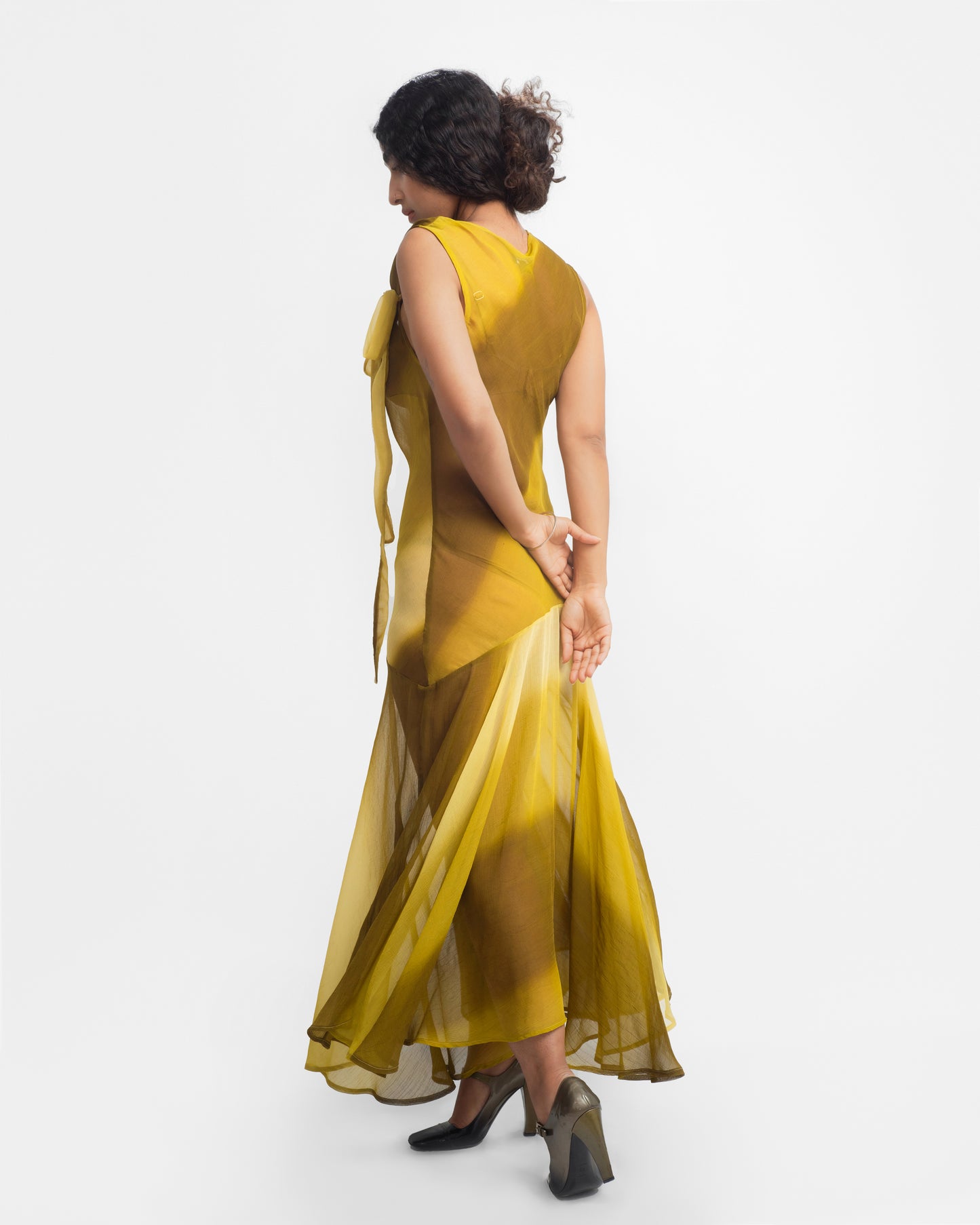 MAYA DRESS IN MOSS