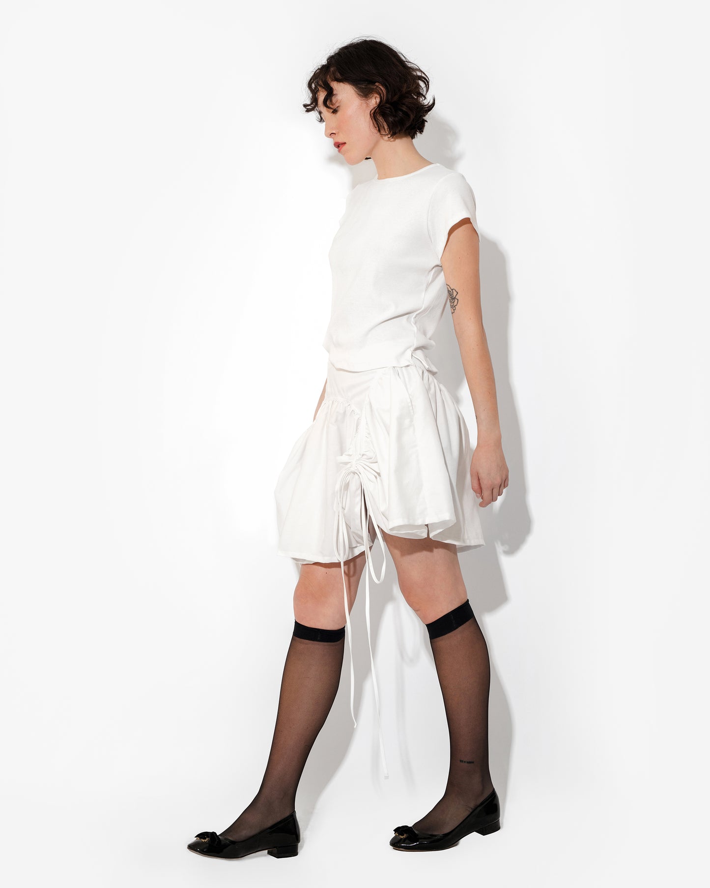 BUTTERFLY SKIRT IN LILY WHITE